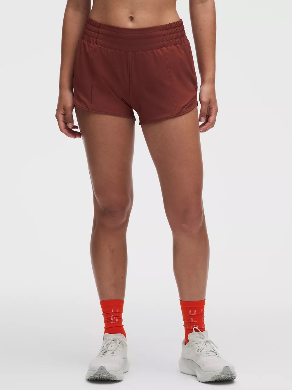 lululemon athletica Women's Athletic Shorts in Rust
